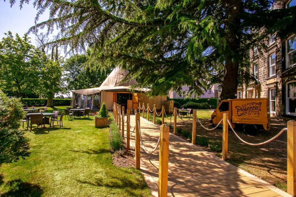 Front of the Tipi at Harrogate