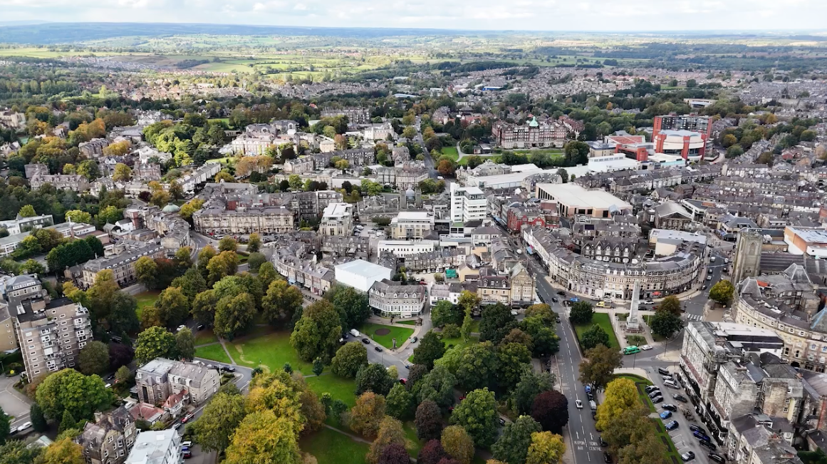 Image of Harrogate from above