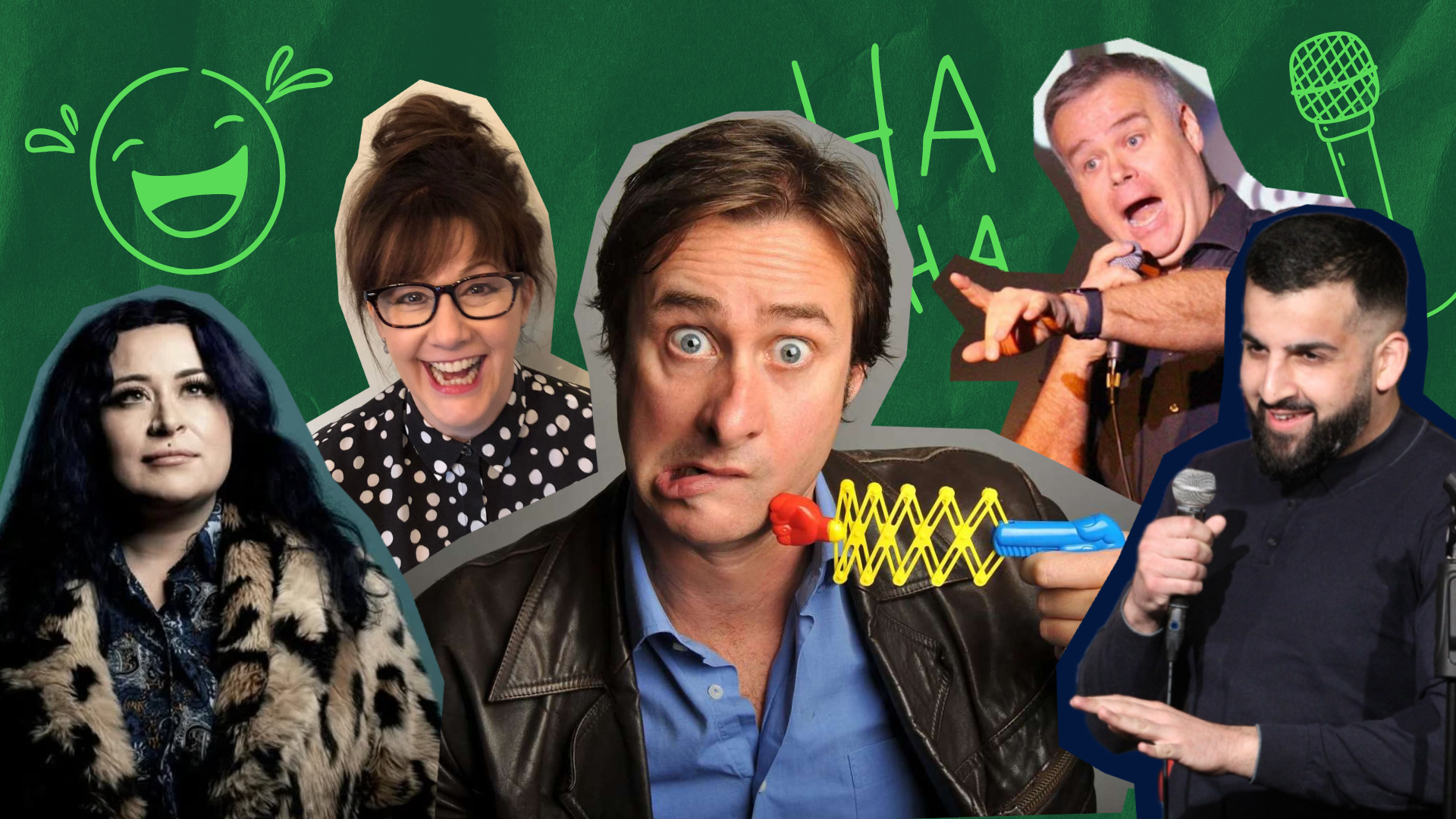Image of comedy acts for Dugout Comedy Club on25th October