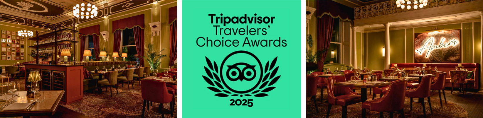 Image of Amber's Tripadvisor award