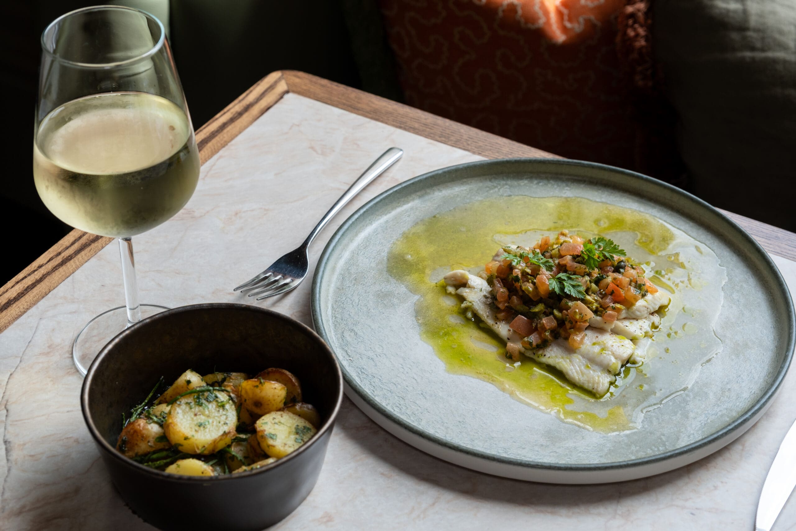 Image of meal at Amber's Restaurant in Harrogate