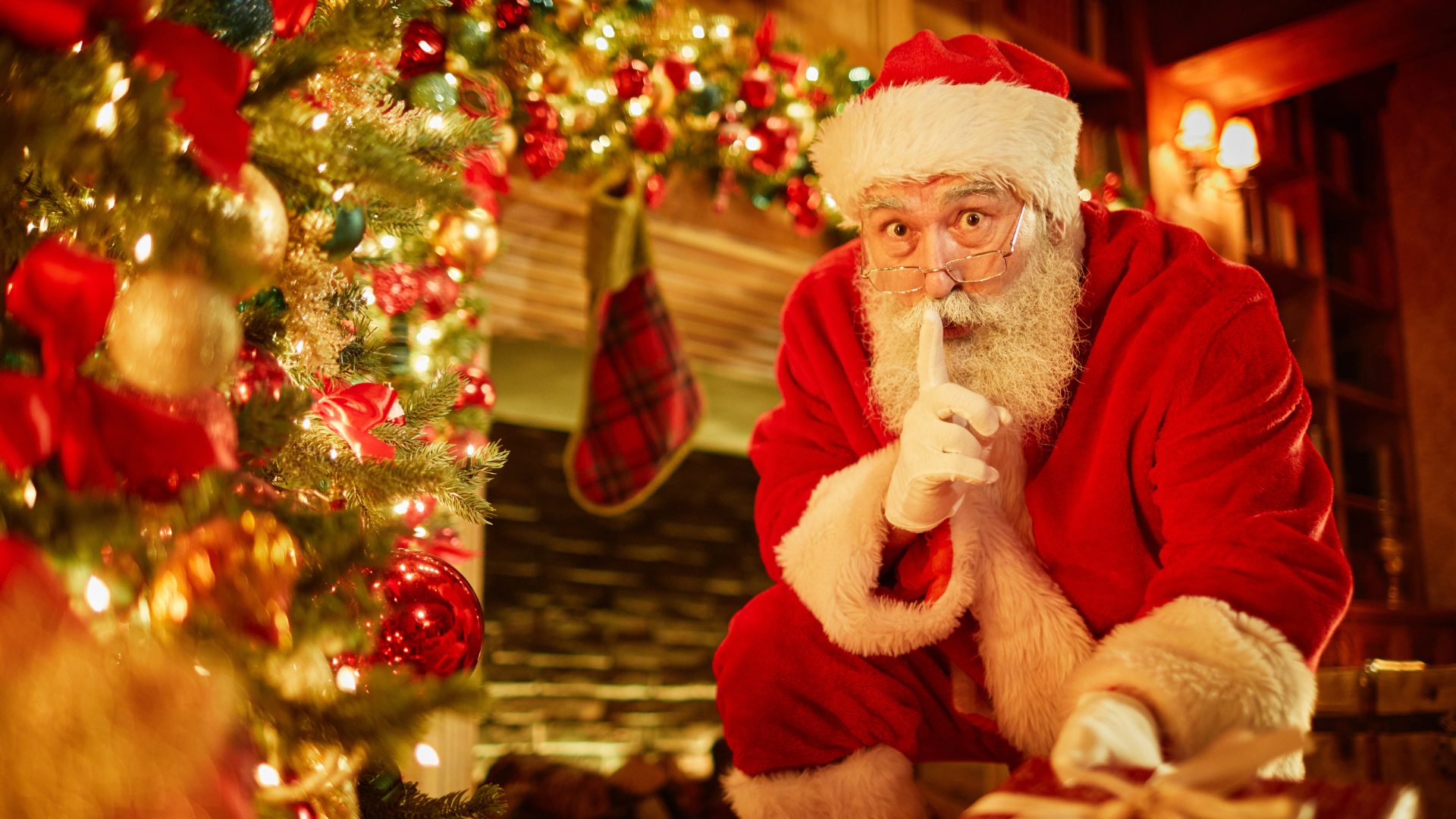 Image of Santa at Christmas