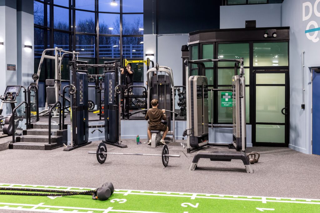 Image of FitFlex Gym at Cedar Court Bradford. Photography by John Steel.