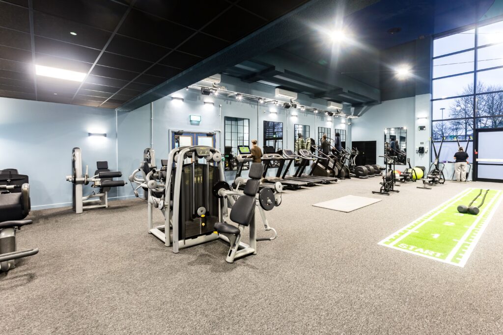 Image of FitFlex Gym at Cedar Court Bradford. Photography by John Steel.