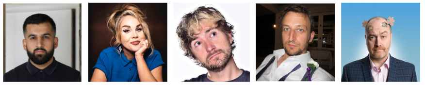 Image of the Glasshouse comedy club line up