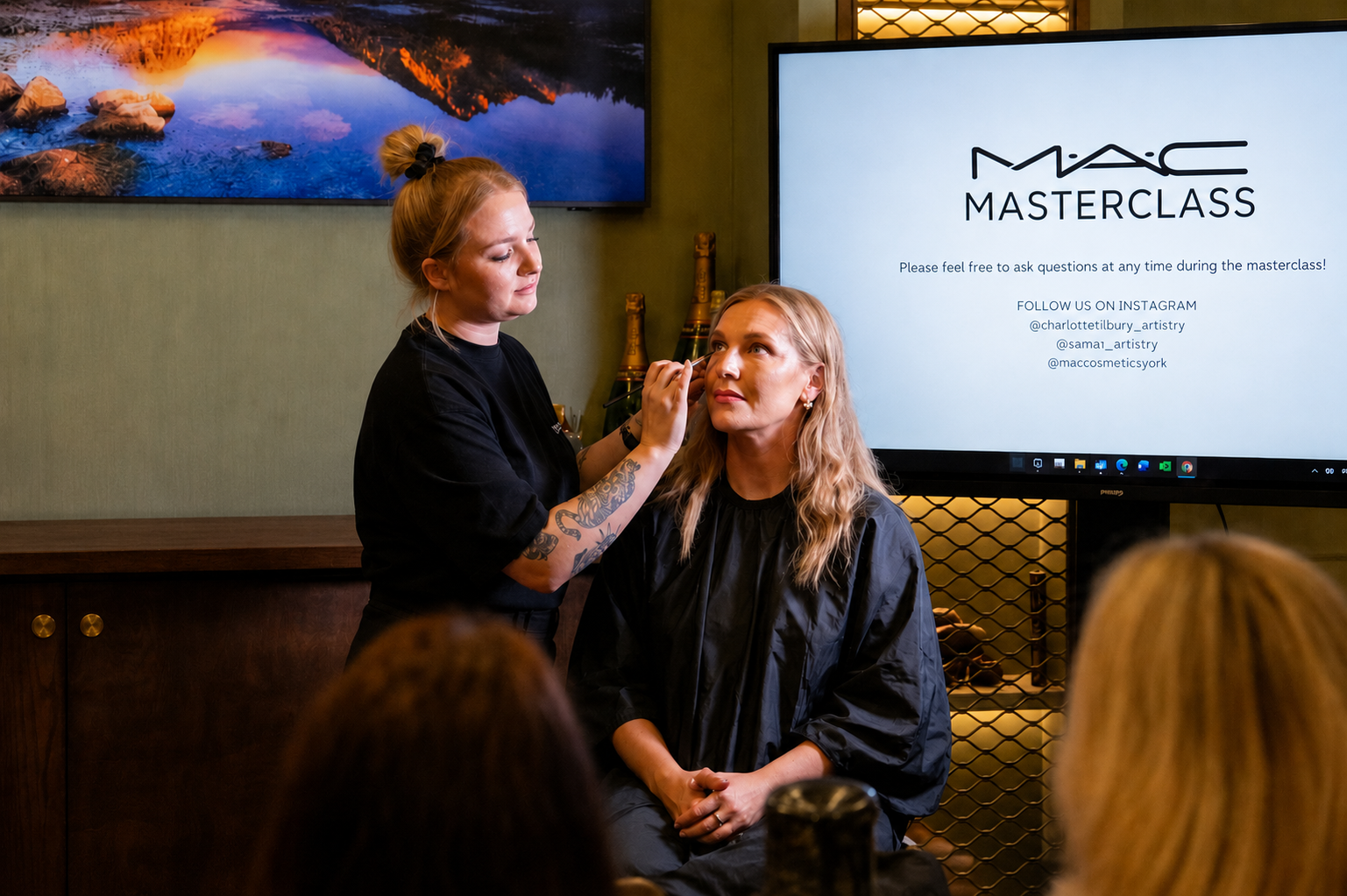 Image of MAC masterclass Charlotte Henshaw